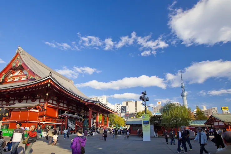 浅草駅周辺の浅草寺の画像