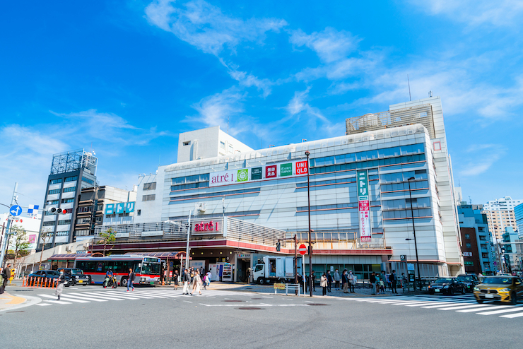 	目黒駅前の様子