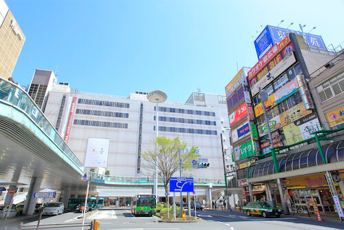 JR常磐線沿線北千住駅周辺の画像