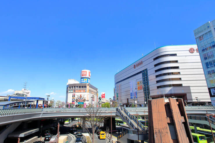 川口駅前の画像