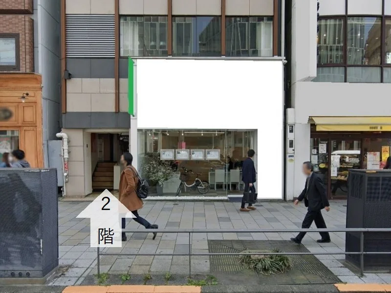 貸店舗(スケルトン)の外観