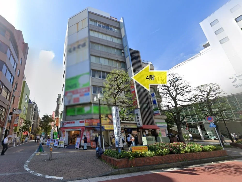 貸店舗(スケルトン)の外観