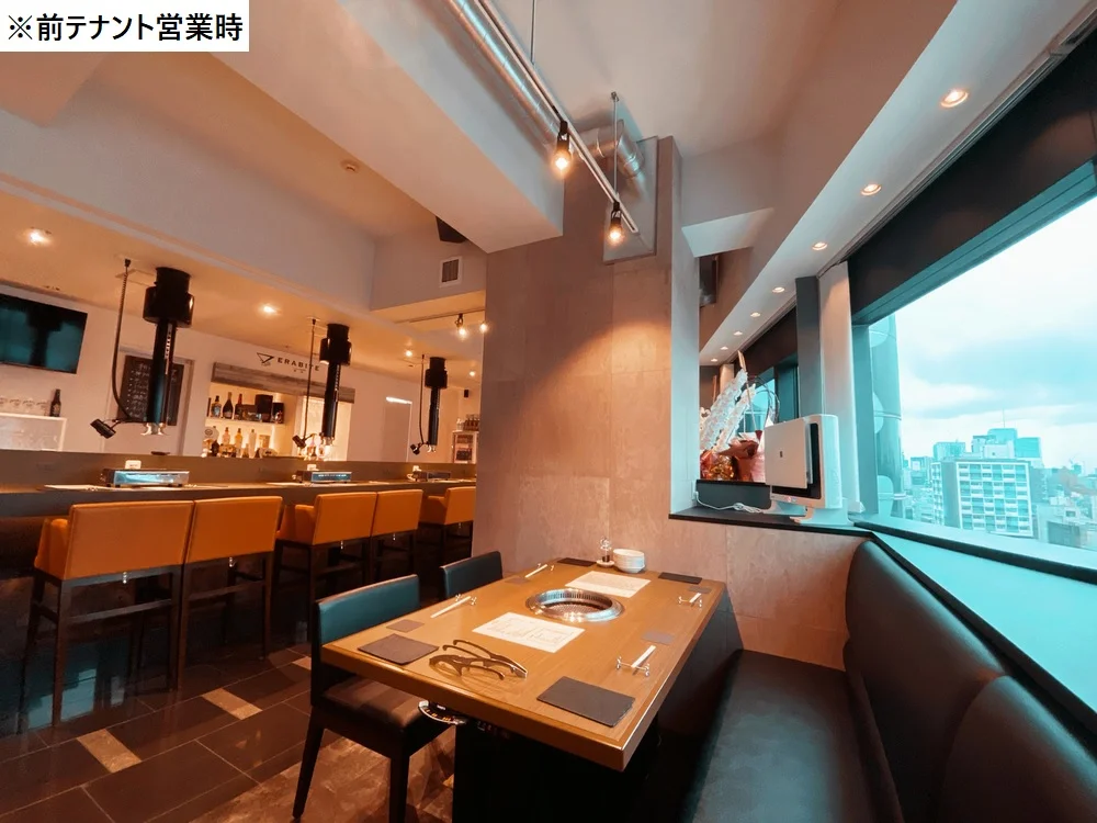 焼肉屋の居抜き物件の内装