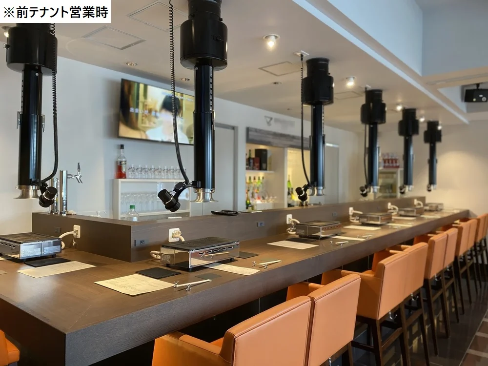 六本木の居抜き店舗の内装