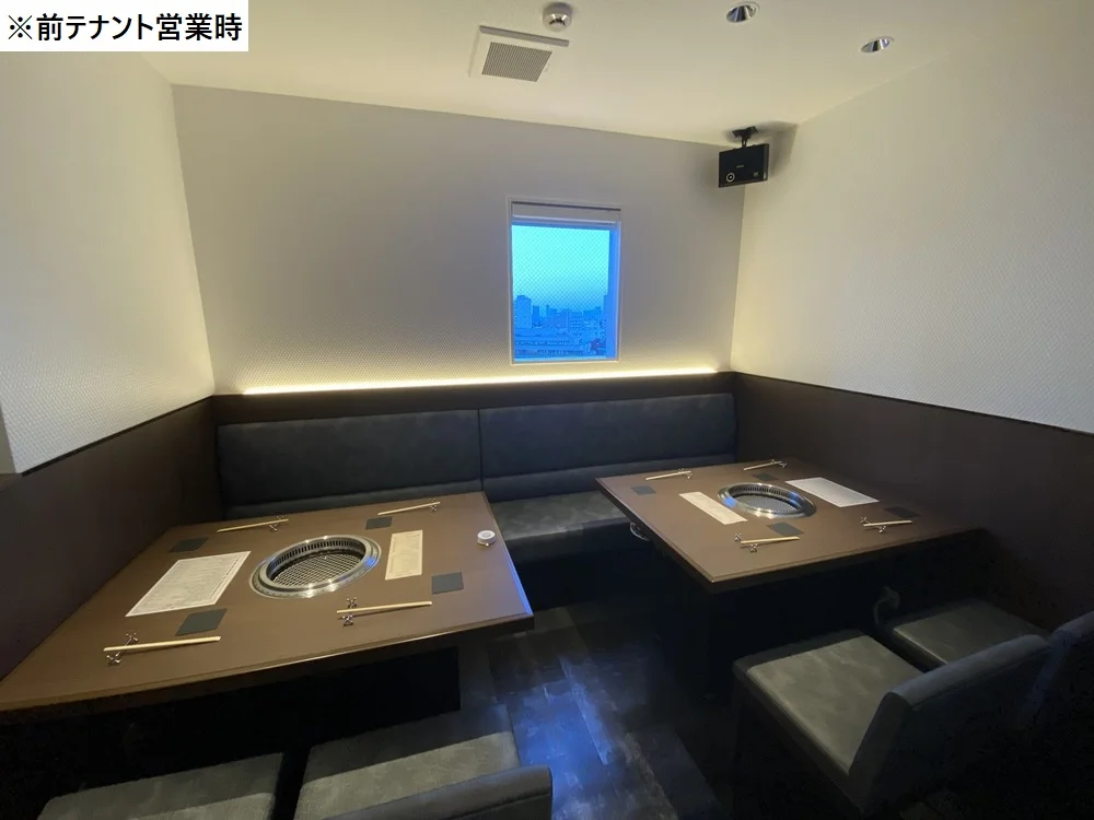 焼肉屋の居抜き物件の内装