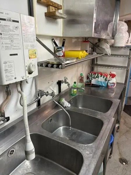 江古田の居抜き店舗の厨房