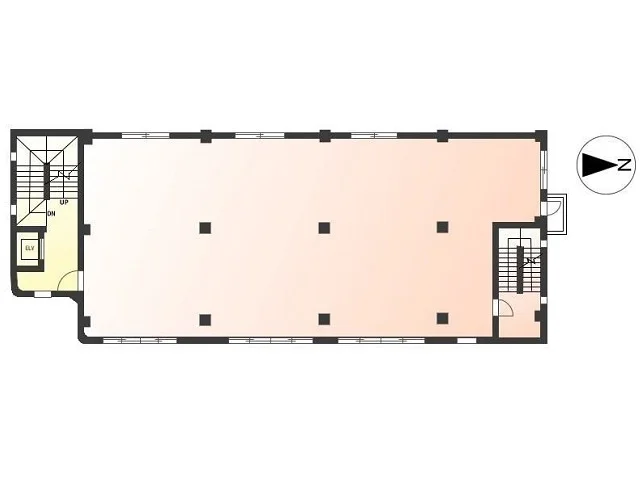 中河原のスケルトン物件の平面図