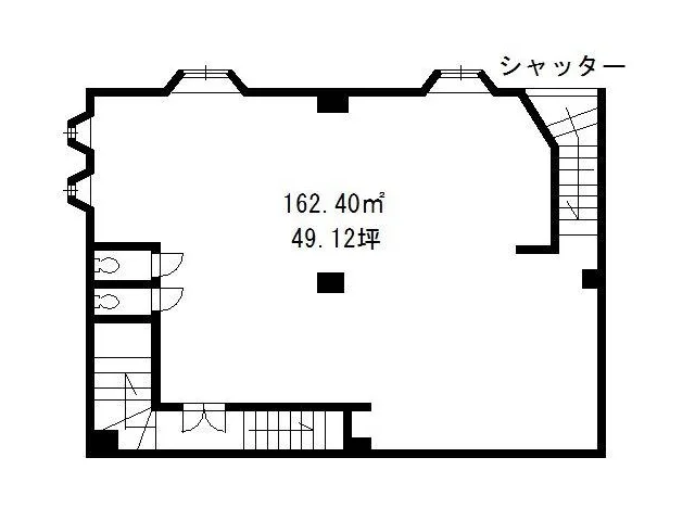 平塚のスケルトン物件の平面図