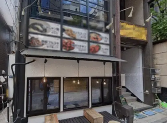 赤坂の居抜き店舗の外観