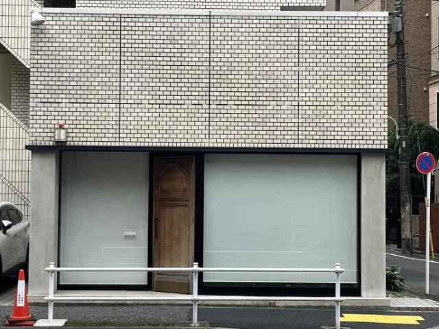 表参道の居抜き店舗の外観