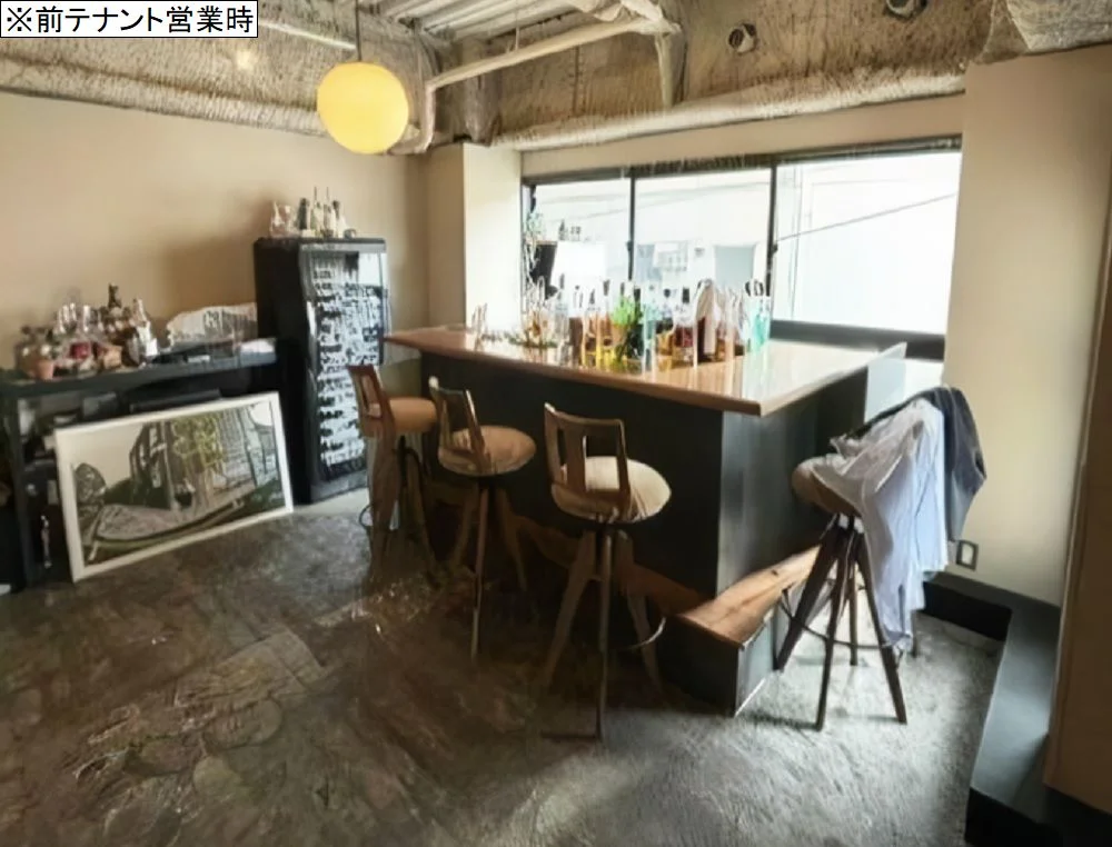 月島のBAR・ショットバー居抜きの内装