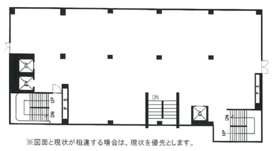 町田の居抜き店舗の平面図