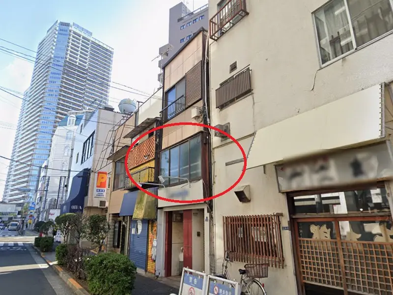 武蔵小山のスケルトン物件の外観