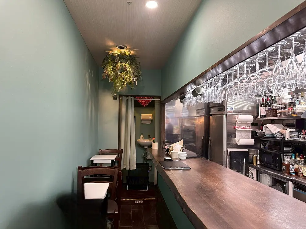 代官山の居抜き店舗の内装