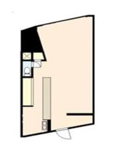 清瀬の居抜き店舗の平面図