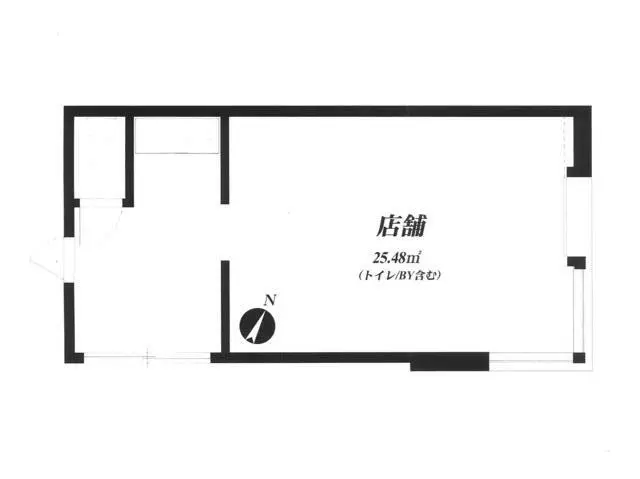 石川町の物販居抜きの外観