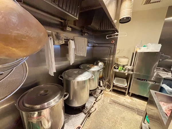 戸塚の居抜き店舗の厨房