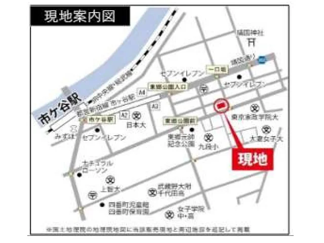 貸店舗(事務所仕様)の地図