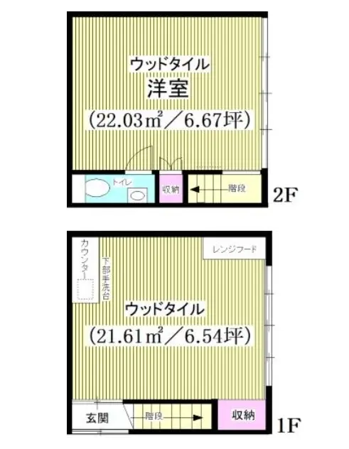 三田のその他居抜きの平面図