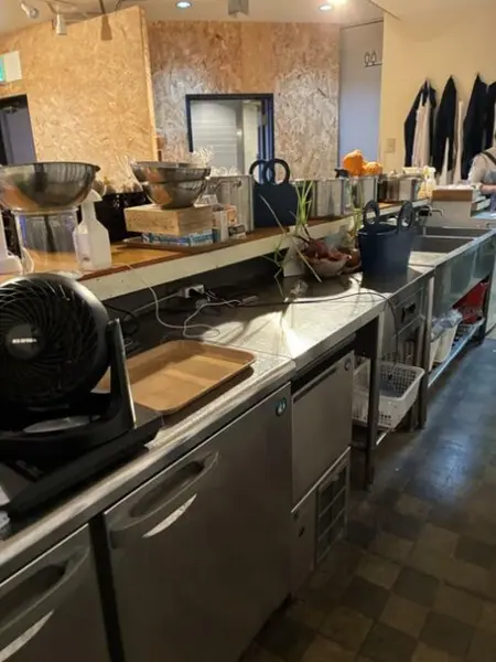 経堂のカフェ・喫茶店居抜きの厨房