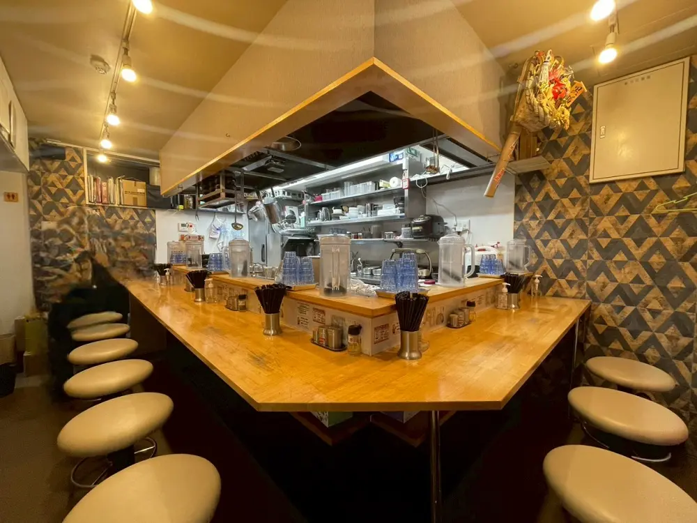 渋谷のラーメン居抜きの内装