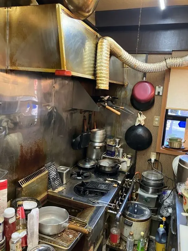 北綾瀬の居抜き店舗の厨房