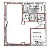 平塚のスケルトン店舗物件の平面図