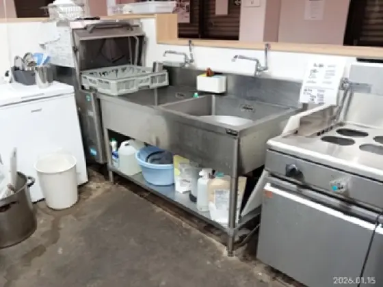 ラーメンの居抜き物件の厨房