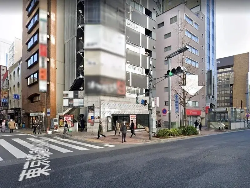 新宿の居抜き店舗の外観