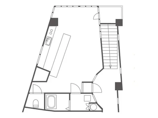 大森のBAR・ショットバー居抜きの平面図