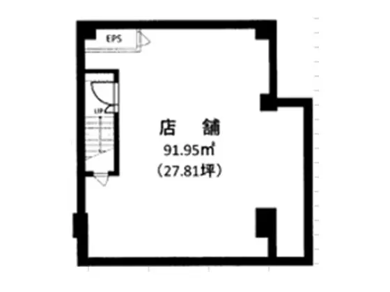 吉祥寺の居酒屋居抜きの平面図