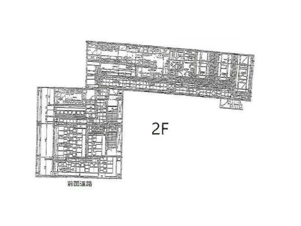 飯能の居抜き店舗の平面図