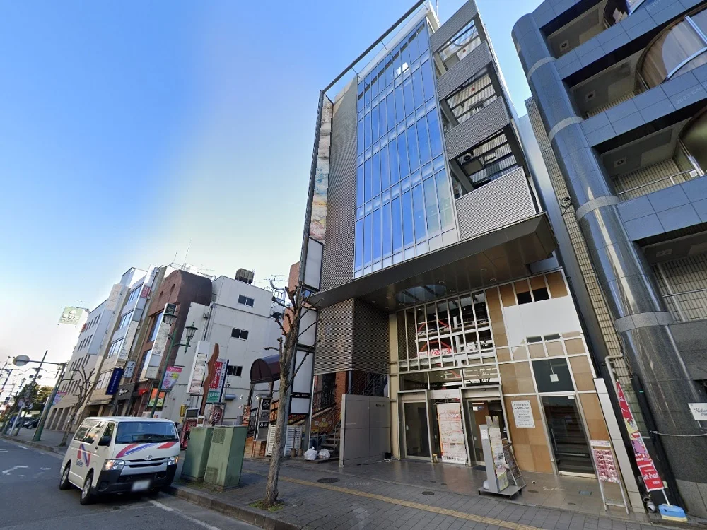 柏のスケルトン店舗物件の外観