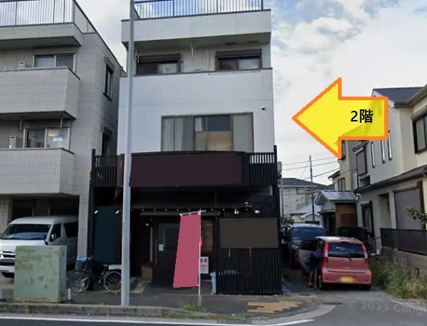 堀ノ内の事務所仕様店舗物件の外観