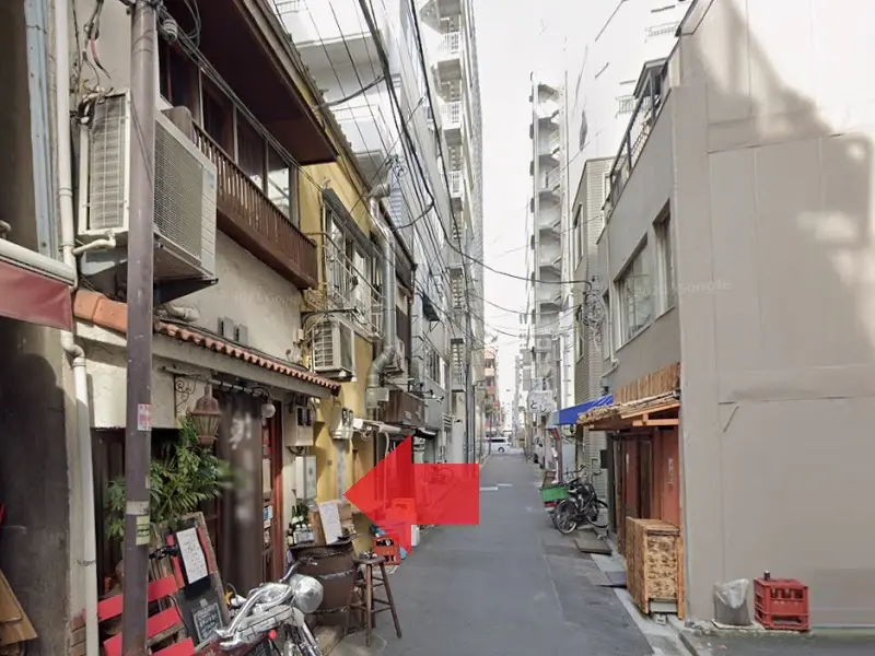 神田の居抜き店舗の外観