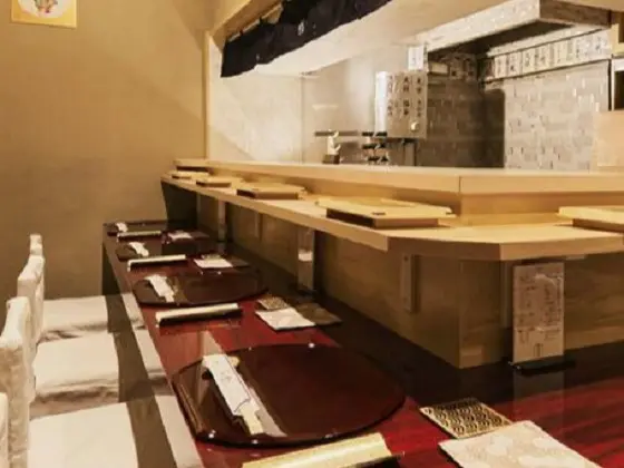 寿司の居抜き物件の内装