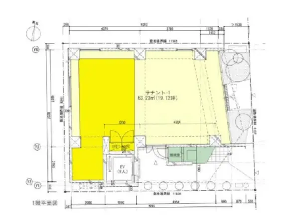 浦和のスケルトン物件の平面図