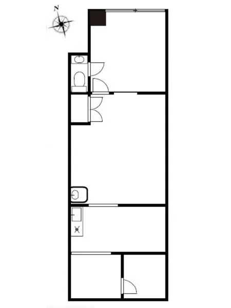 貸店舗(事務所仕様)の平面図
