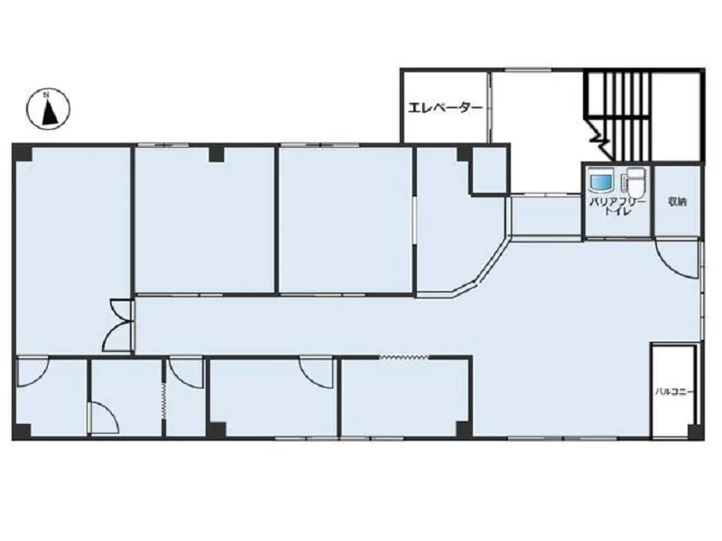 八王子の医院居抜きの平面図