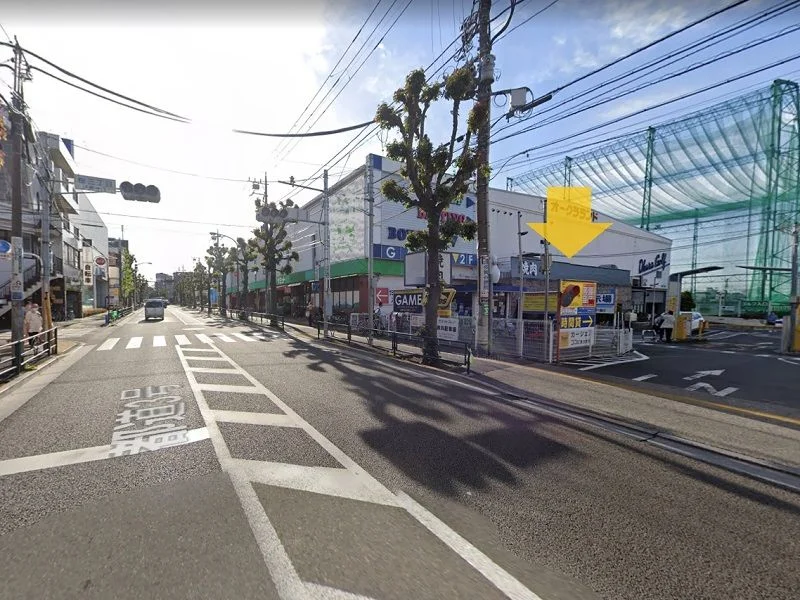 上町の居抜き店舗の外観