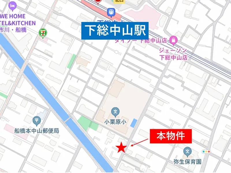 貸店舗(事務所仕様)の地図