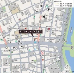 貸店舗(スケルトン)の地図