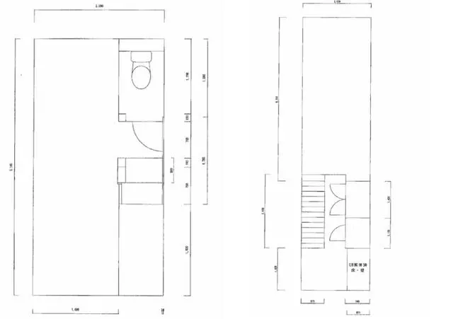 鶴見市場の居酒屋居抜きの平面図