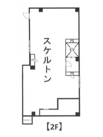 町田のスケルトン物件の平面図