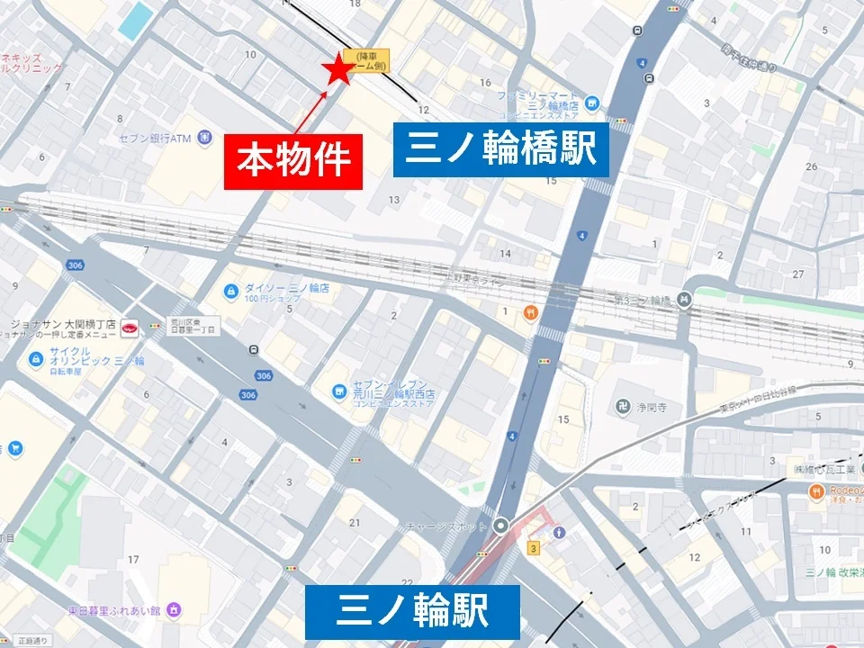 物販の居抜き物件の地図