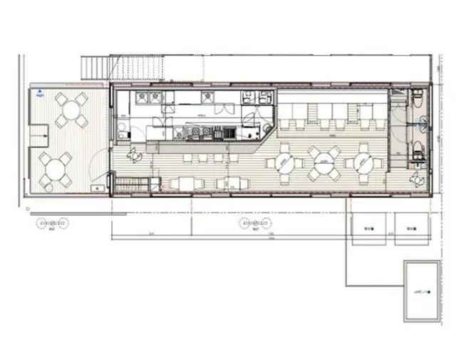 志木の居抜き店舗の平面図