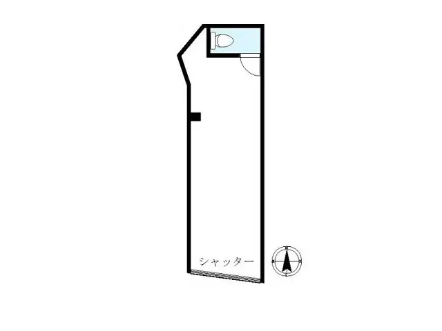 中板橋の居抜き店舗の平面図