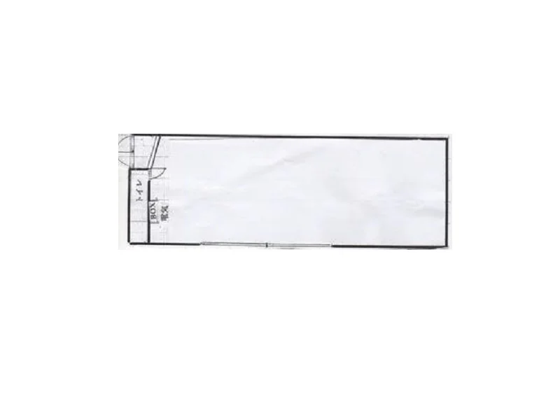 小田急相模原の事務所仕様物件の平面図