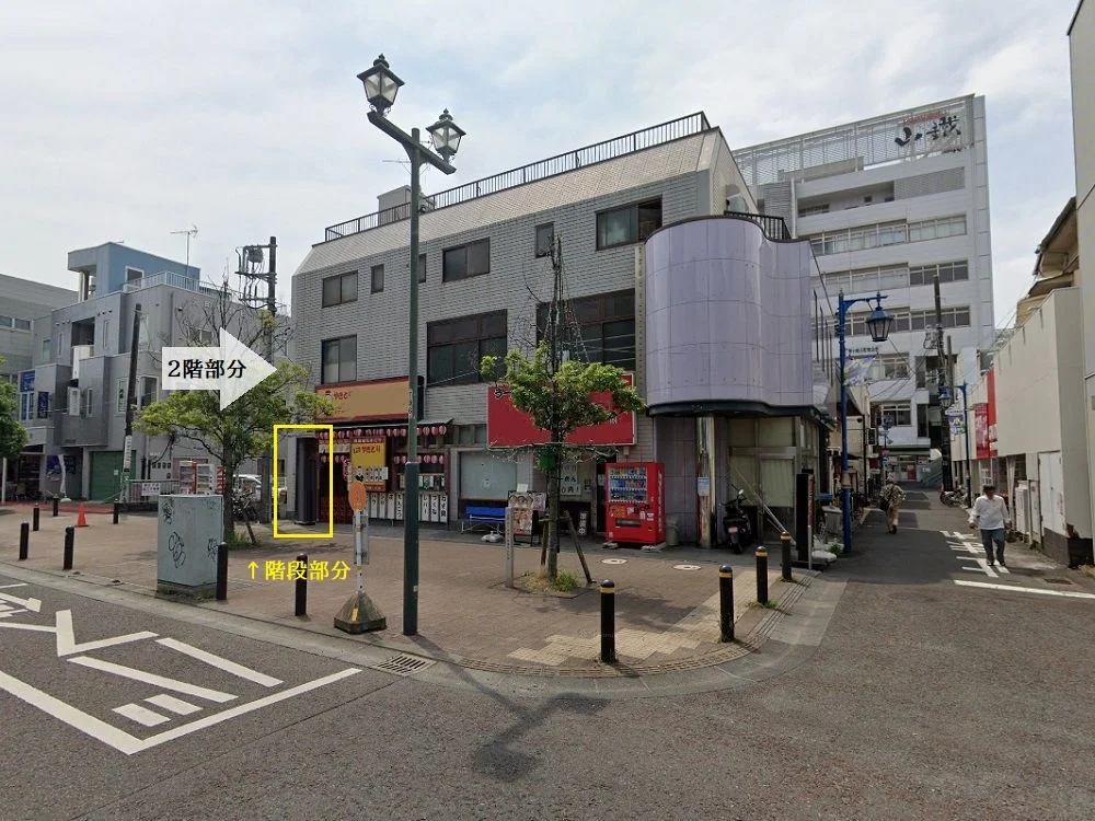 貸店舗(スケルトン)の外観