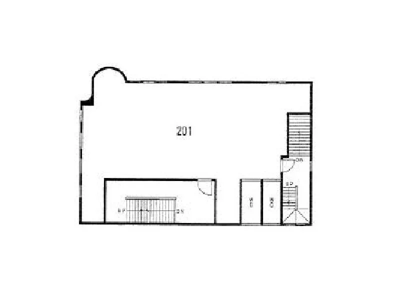 茅ケ崎のスケルトン物件の平面図